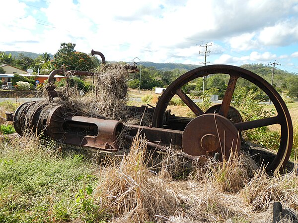 Abandoned mining equipment