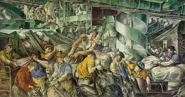 Sorting the Mail (1936), Mural in the William Jefferson Clinton Federal Building