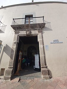 Fachada del Museo Casa de la Zacatecana