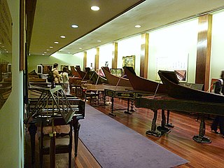 Russell Collection collection of early keyboard instruments at the Univesity of Edinburgh, Scotland, UK