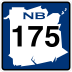 Route 175 marker