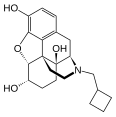 Chemische Struktur von Nalbuphin.