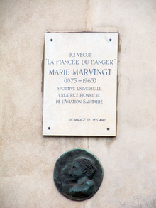 A commemorative plaque in Nancy