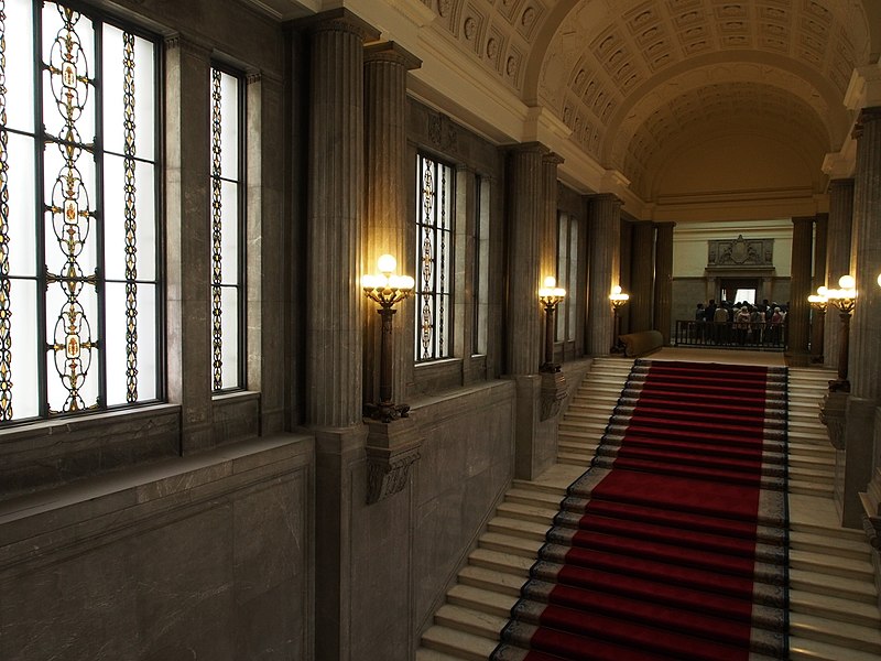 File:National Diet Building Staircase P5030213.jpg