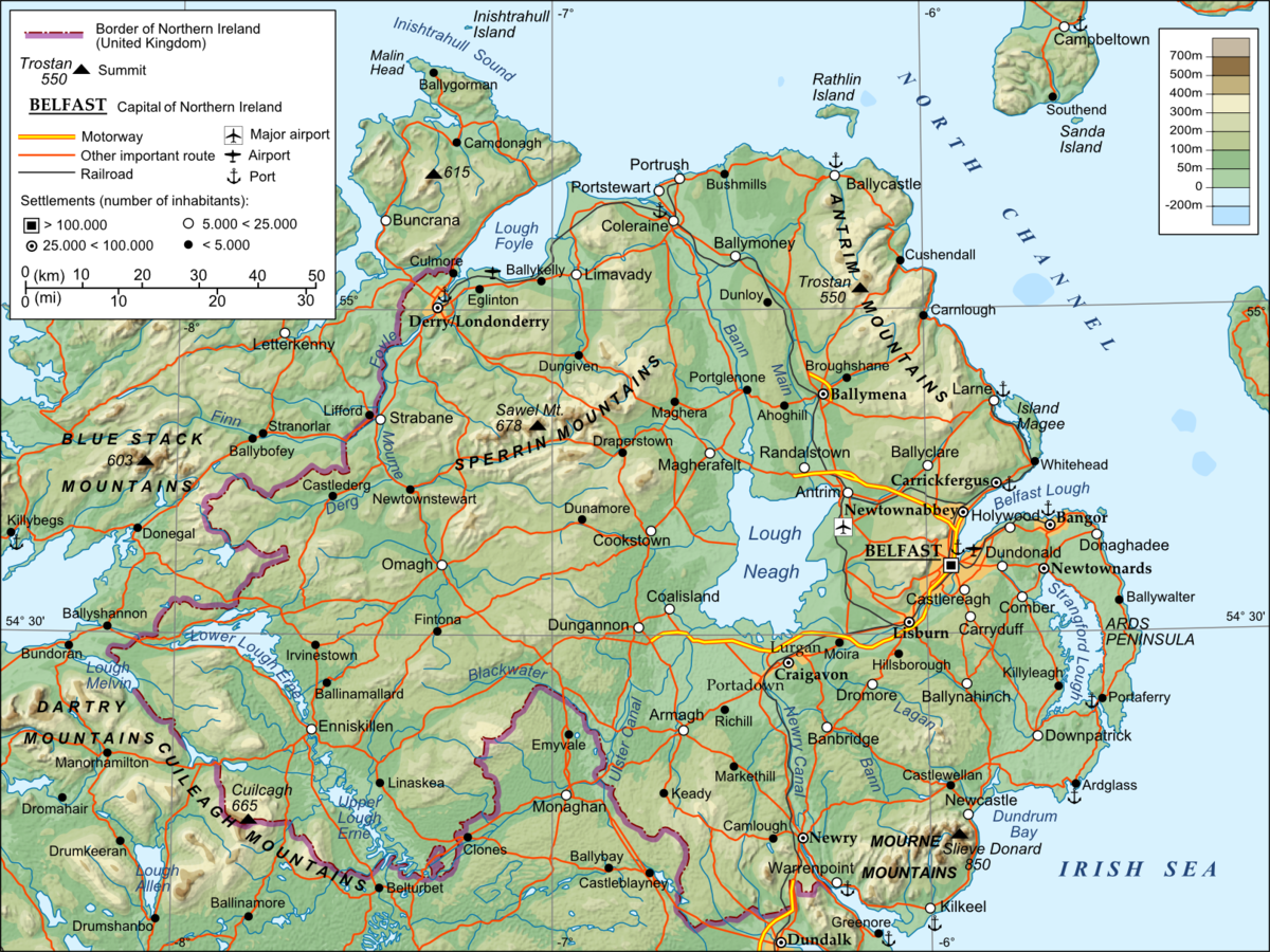 Ireland map. Северная Ирландия на карте. Географическая карта Северной Ирландии. Физическая карта Северной Ирландии. Ирландия и Северная Ирландия на карте.