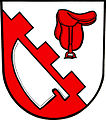 Pflugschar im Wappen von Neusedlitz