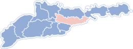 Distretto di Novoselycja – Mappa