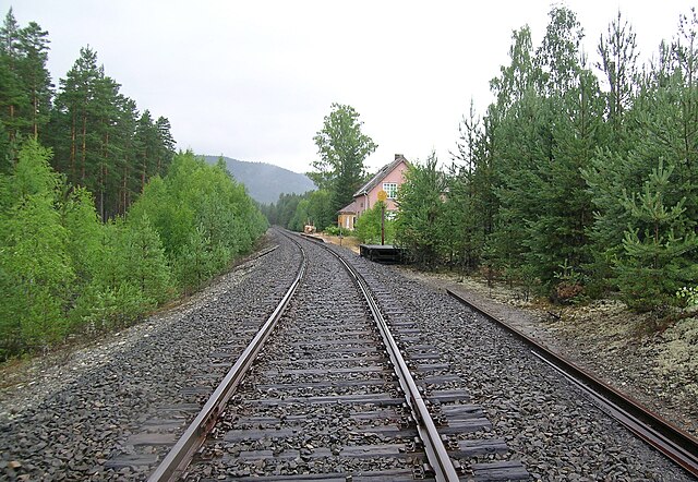 The Numedal Line at Pikerfoss in 2006