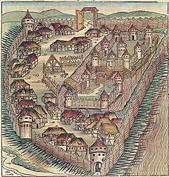 Šabac, Nuremberška hronika, 1493.