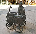 Granatfrau, sculpture by Gerhard Olbrich, exhibited in Bremerhaven, Germany