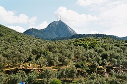 Berget Olympos på Lesvos