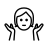 OpenMoji-black 1F937.svg