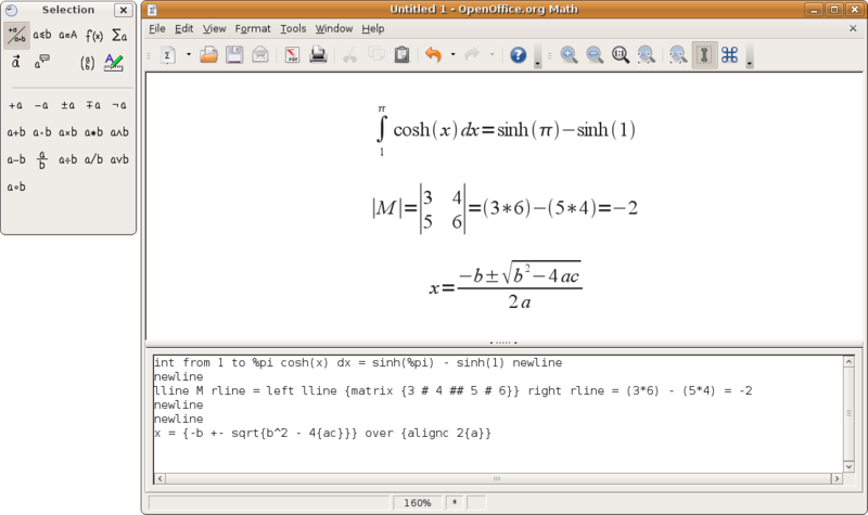 Apache OpenOffice Math