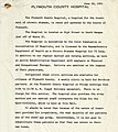 1965 - Released following the transition from a TB sanitarium to a chronic care facility.