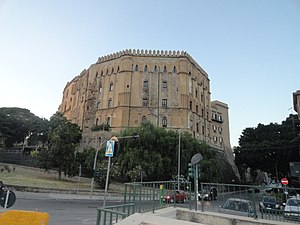 Palazzo dei Normanni back view, Palermo, Sicily, Italy (9459180952).jpg