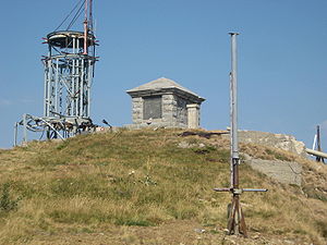 Mausoleum on the top of the mountain