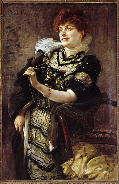File:Paul-Émile Chabas - Portrait de Daniel Lesueur (Jeanne Loiseau, 1860-1921, dite), femme de lettres - P2660 - Musée Carnavalet.jpg