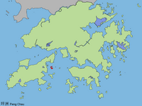 Location of 坪洲 Peng Chau