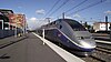 A TGV high-speed train at Perpignan railway station