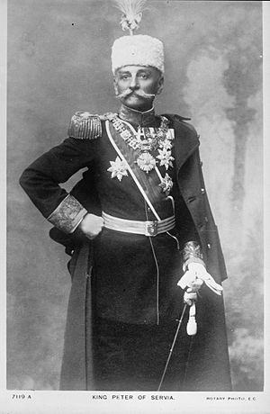 I. Petar: Re di Serbia (1903-1918), poi re di Jugoslavia (1918-1921); Servisch koning (1844–1921)