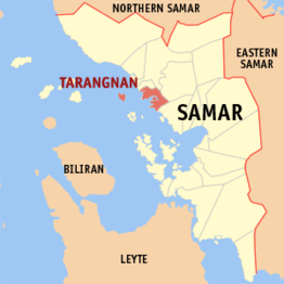 Kaart van Tarangnan