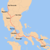 System map of Philippine National Railways