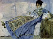 Renoir: Madame Monet lendo o Le Figaro
