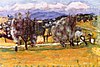 Dağlarla Pierre Bonnard Manzarası 1924.jpg