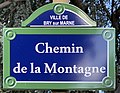 * Nomination Street sign of Montagne way in Bry-sur-Marne, France. --Chabe01 18:08, 13 May 2021 (UTC) * Decline  Oppose Sorry: JPEG artifacts, no color space in metadata (sRGB recommended). --F. Riedelio 07:09, 15 May 2021 (UTC)