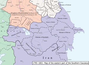 Political map of the eastern part of the Southern Caucasus between 1795 and 1801 Political map of the eastern part of the Southern Caucasus between 1795-1801.svg