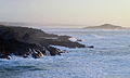 Winter sea. Porto Covo, west coast of Portugal