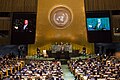 President Donald J. Trump addresses the 72nd Session of the United Nations General Assembly (37425398012).jpg