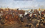 Woodville's The Charge of the 21st Lancers at the Battle of Omdurman, 2 September 1898; 1898.134