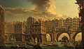 La joute des mariniers, entre le pont Notre-Dame et le Pont-au-Change, 1756, Nicolas-Jean-Baptiste Raguenet