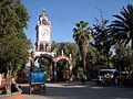 Descripción: Reloj de la plaza de San Salvador Atenco, Municipio: Atenco, Autor: Haakon S. Krohn, Mes: Enero