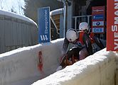 Deutsch: Vorletztes Saisonrennen im Rennrodel-Weltcup der Saison 2014/15 vom 19. bis 22. Februar 2015 in Altenberg/Erzgebirge. Tag 2: Nationencups. English: Luge world cup race season 2014/15 in Altenberg/Germany, 19th to 22nd Februar 2015. Day 2: Nations cup races.