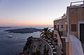 Image 565Restaurant at sunset, Fira, Santorini, Greece (approx. GPS location)