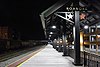 The platform at Roanoke station in December 2017