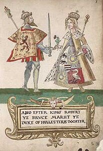 Robert the Bruce and Elizabeth de Burgh.jpg