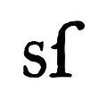 Warianty allograficzne małej litery s: s i ſ