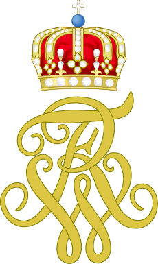 Royal Monogram of King Frederick William II of Prussia.svg
