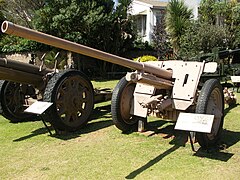 A Russian 76 mm divisional gun M1936 (F-22)