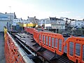 Repair works being carried out to Ryde Pier, Ryde, Isle of Wight in January 2011. In August 2010 the pier failed a routine health and safety inspection and was immidiately closed off to all vehicle traffic. Work repairing the pier started in October 2010 and is expected to be complete by March 2011.