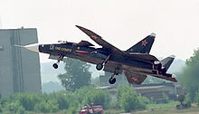 The Su-47 was developed by Sukhoi to match the MiG 1.44. S-37 3 - cropped.jpg