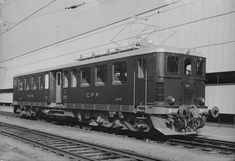 File:SBB Historic - F 125 00001-033 - Be 4 6 Triebwagen 1611.tif