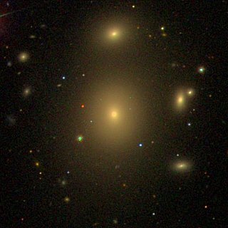 NGC 3842 Elliptical galaxy in the constellation Leo
