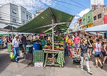 Saude street market, Sao Paulo, Brazil Saude street market of weekend, Sao Paulo, Brazil.jpg