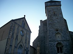 La chapelle Notre-Dame des Bénédictins-Olivétains et l'ancienne cathédrale Sainte-Marie.