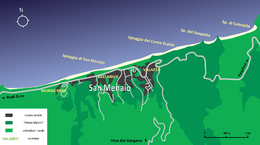 San Menaio – Mappa