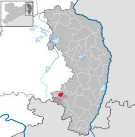 Kaart van Schönbach